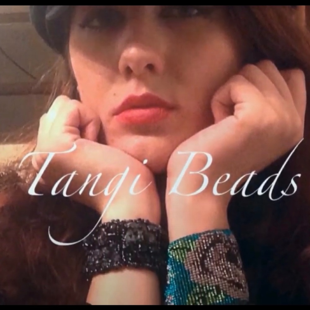 Bracelet made of seed beads handmade
